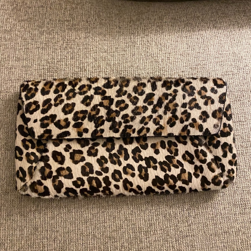 Ann Taylor Calfhair Clutch